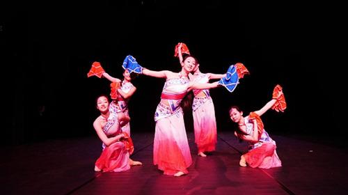 中國僑網(wǎng)錫比烏歡樂春節(jié)舞蹈演出劇照