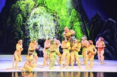 中國僑網(wǎng)《西游記》(第三部)在泰國曼谷演出現(xiàn)場。