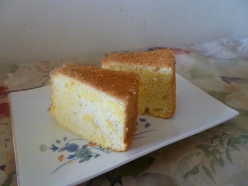 中國僑網(wǎng)南瓜蛋糕 (圖片來源:美國《世界日報》)